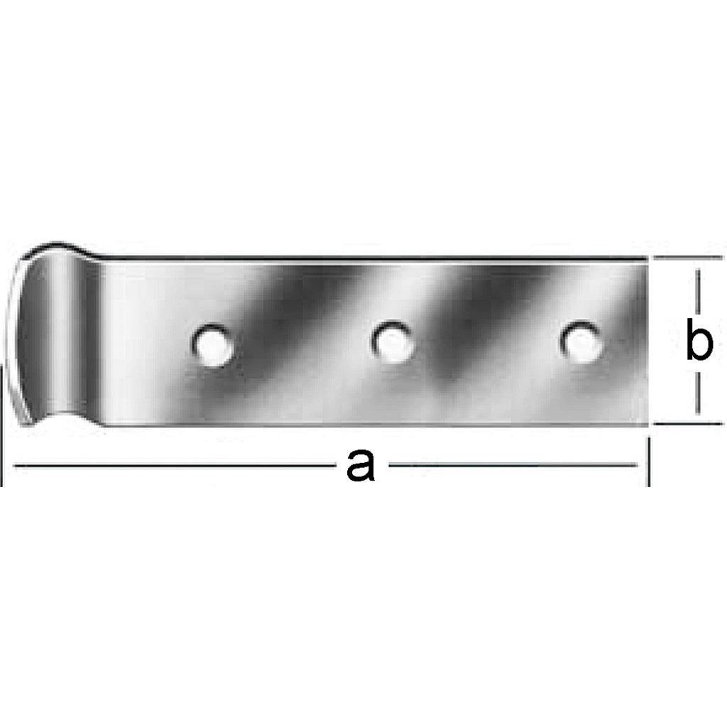Cranked locking hook