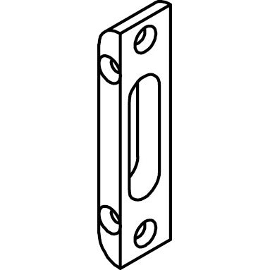 Automatic locking plate