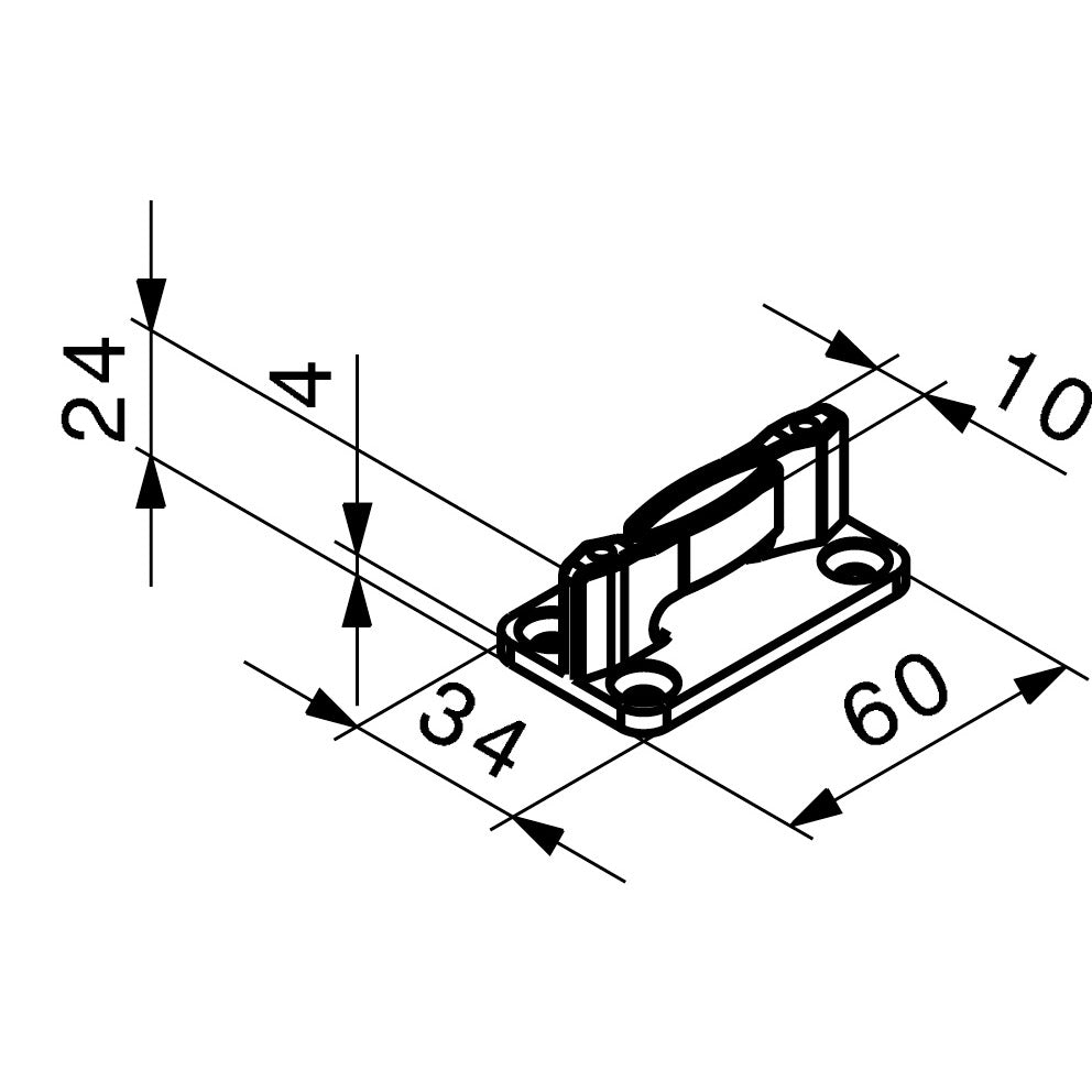 Floor guide free of play