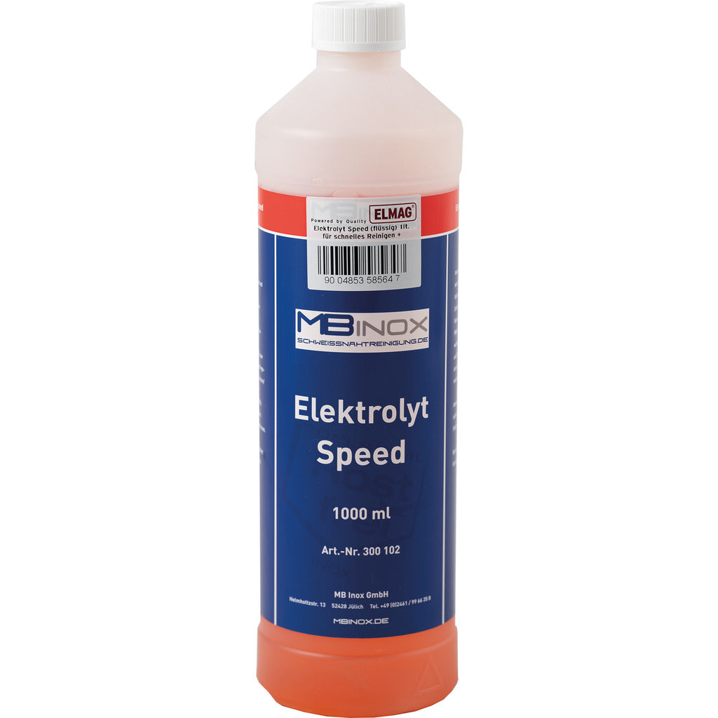 Electrolyte Speed / Niro Cleaning