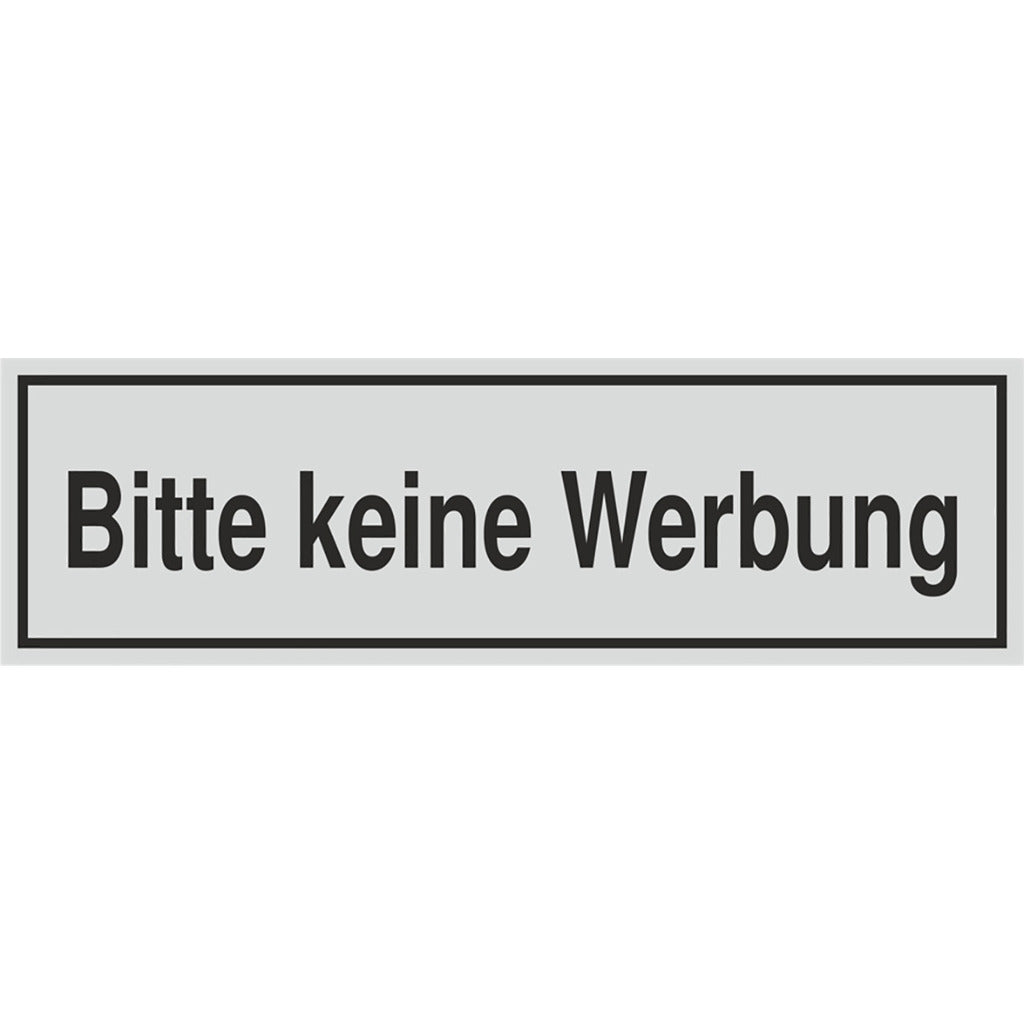 Sign - No advertising please