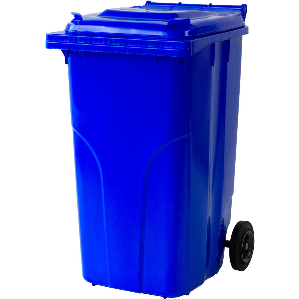 Waste and recyclables collection container / 2-wheel container (F)