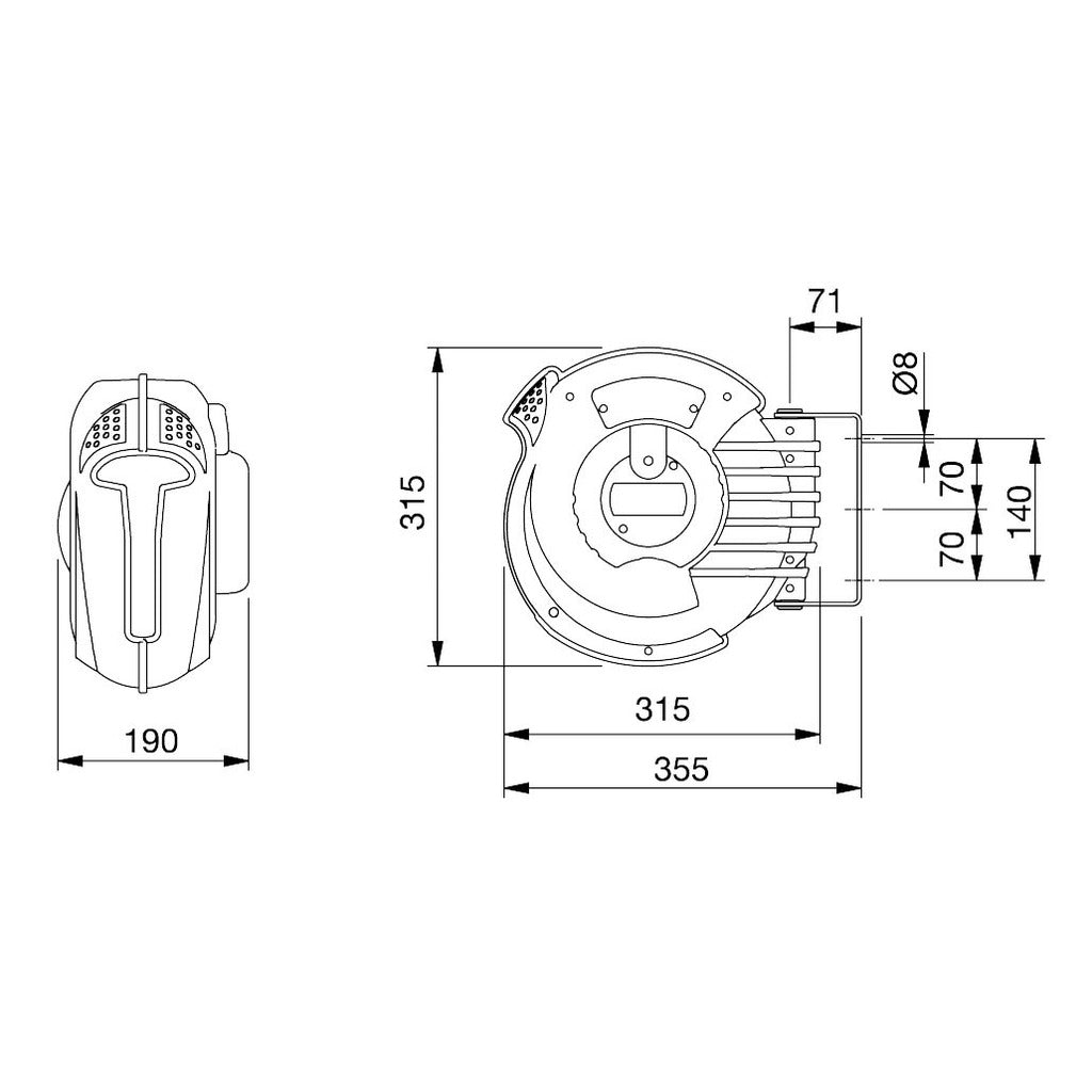 Avvolgitubo ROLL ELECTRIC PROFI 230/18