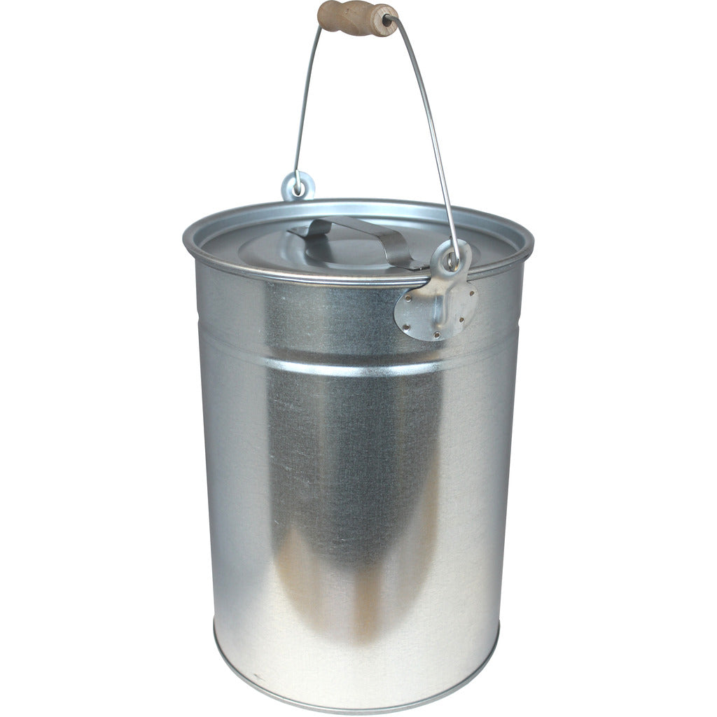 Ash bucket with lid