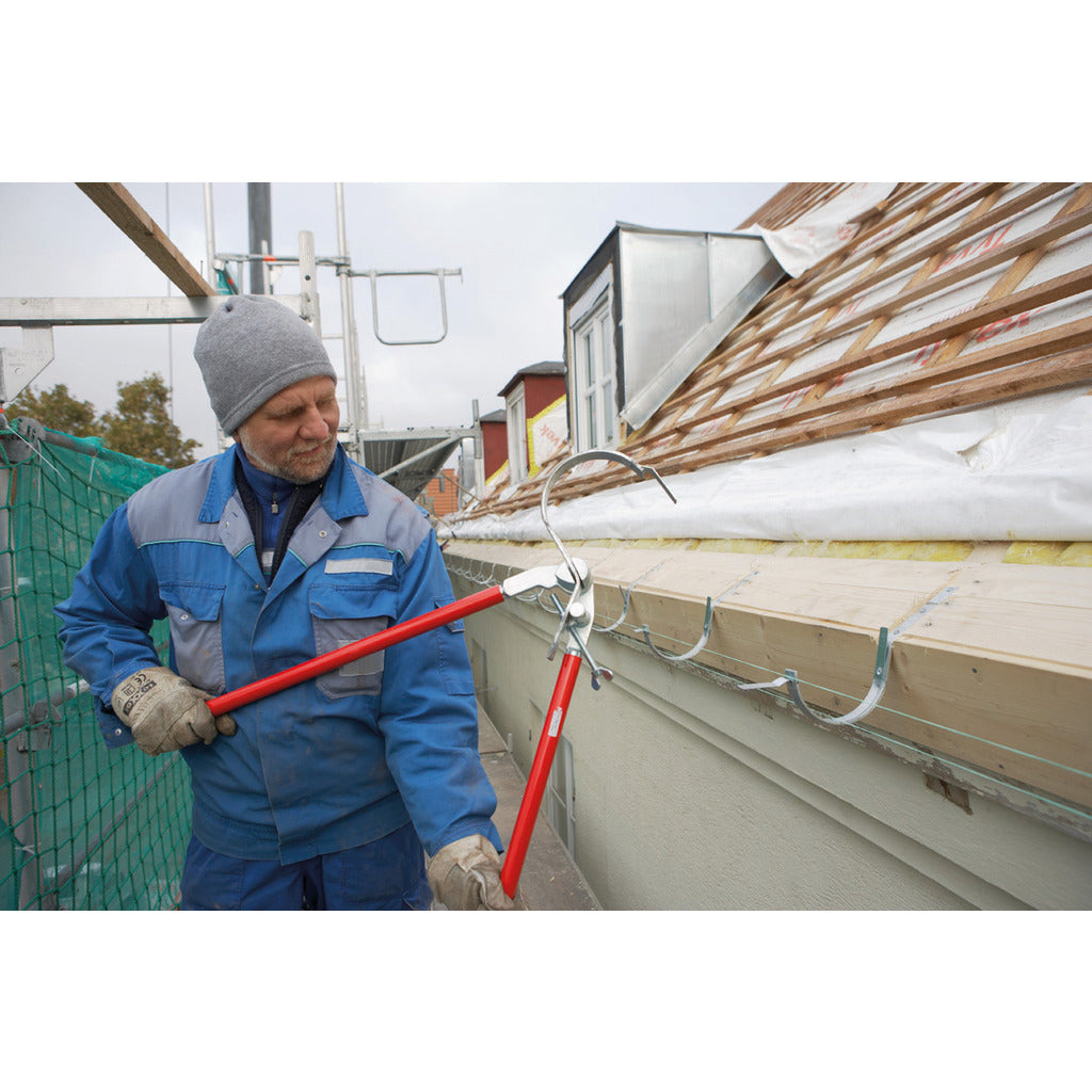 Gutter support bending pliers