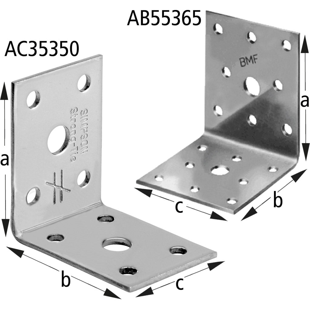 Simpson angle connector AC / AB