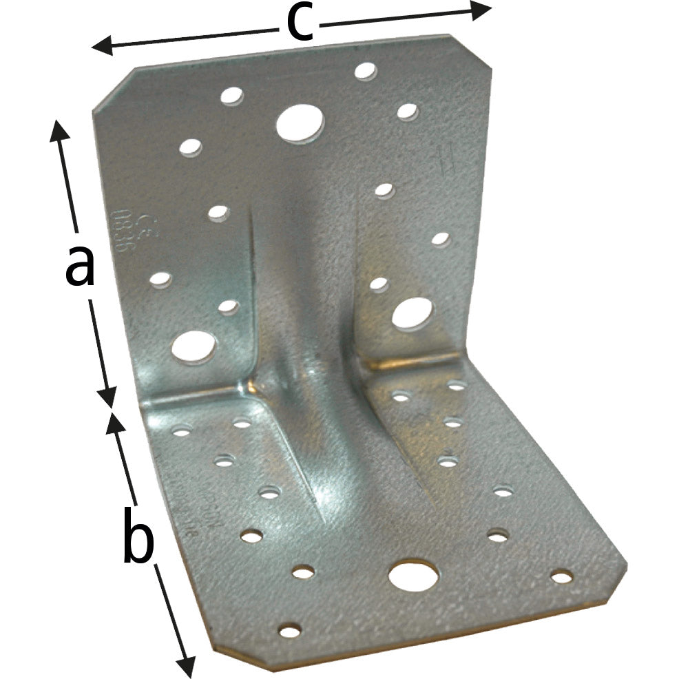 SIMPSON angle connector with rib ABR