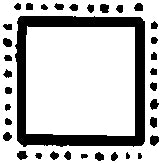 Precision needle file square, shape D