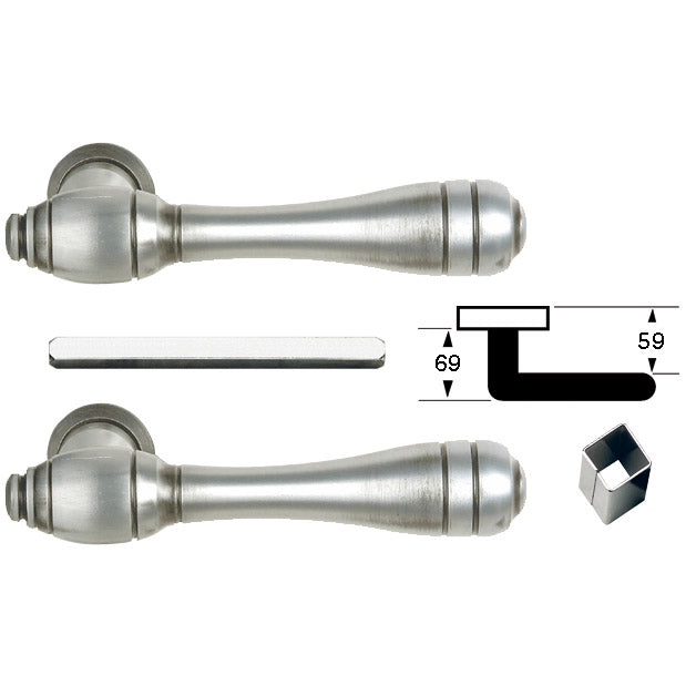 Pair of handles DOLOMIT series