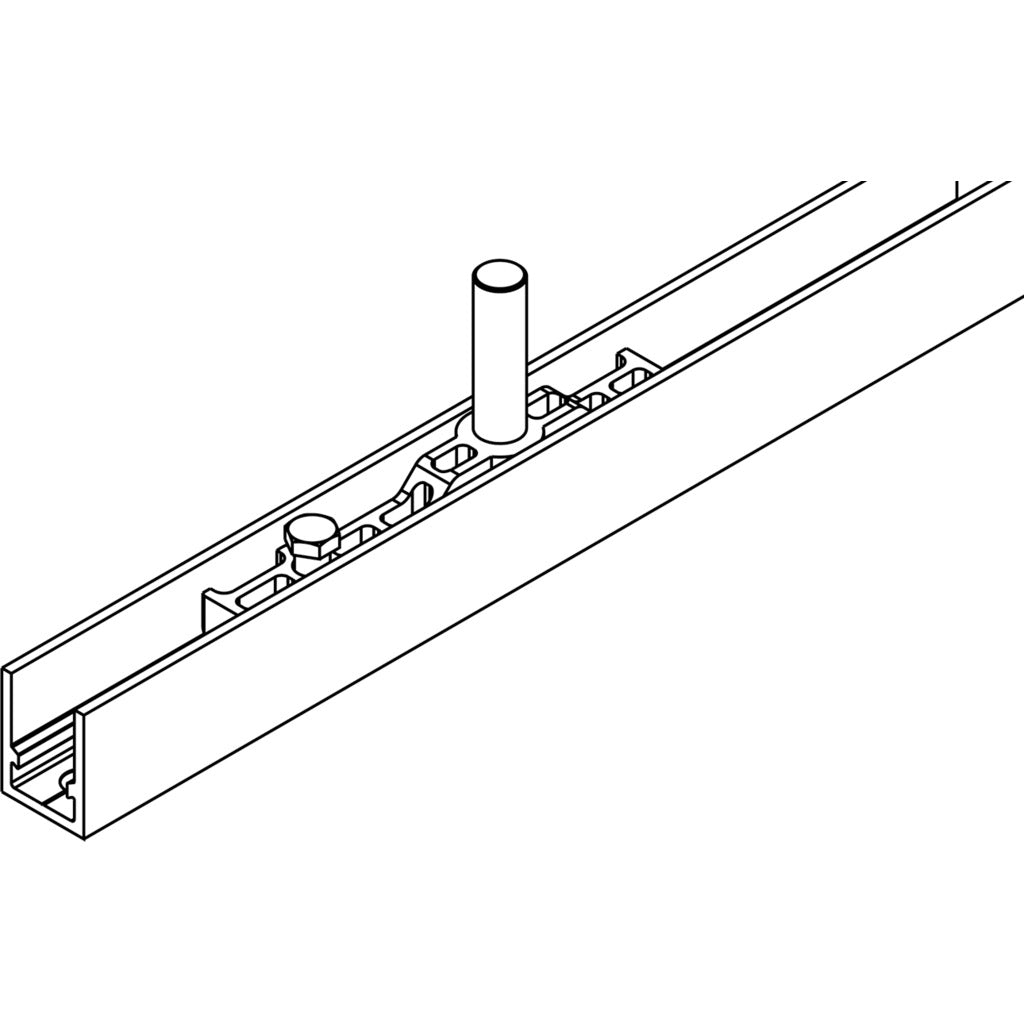 Support profile with suspension slide