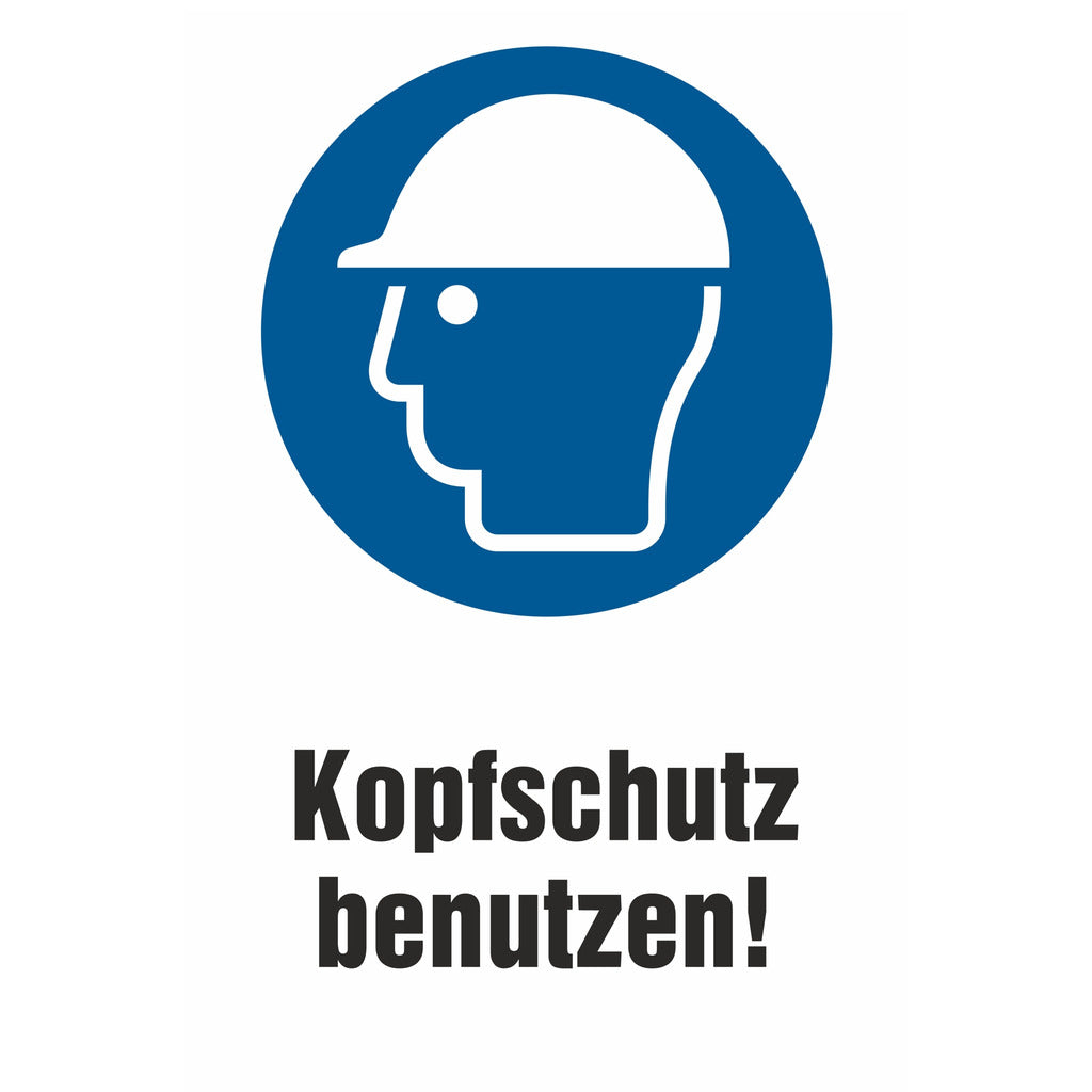 Mandatory sign - Wear a protective helmet