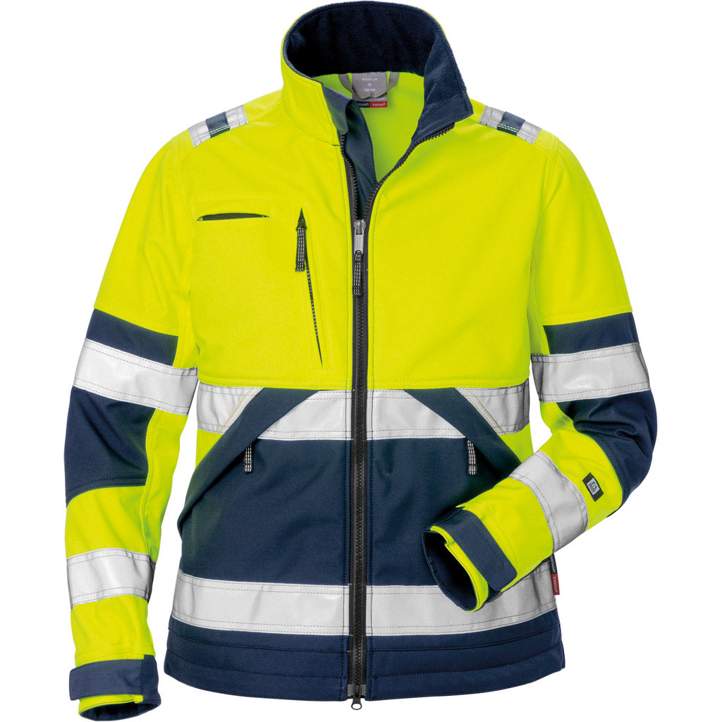 Giacca softshell ad alta visibilità da donna classe 2 4183 WYH
