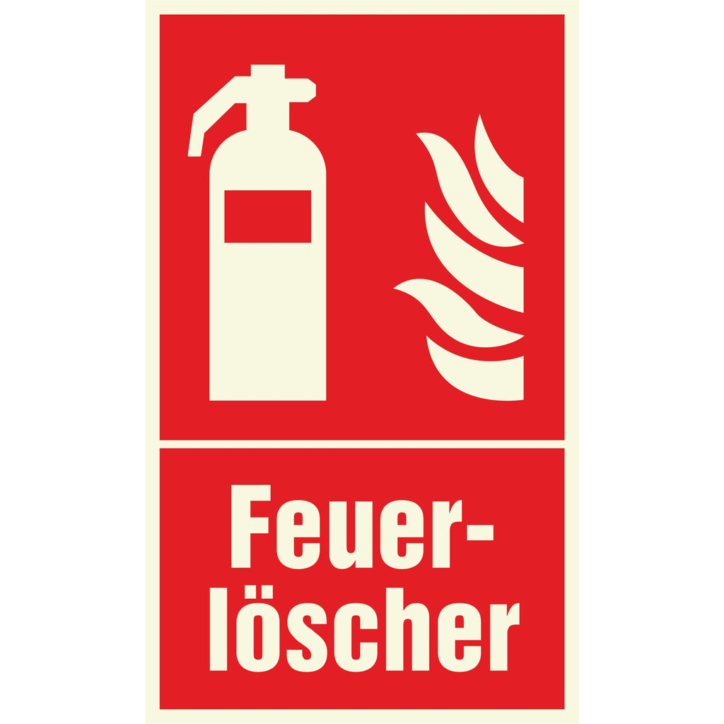 Brandschutzschild - Feuerlöscher