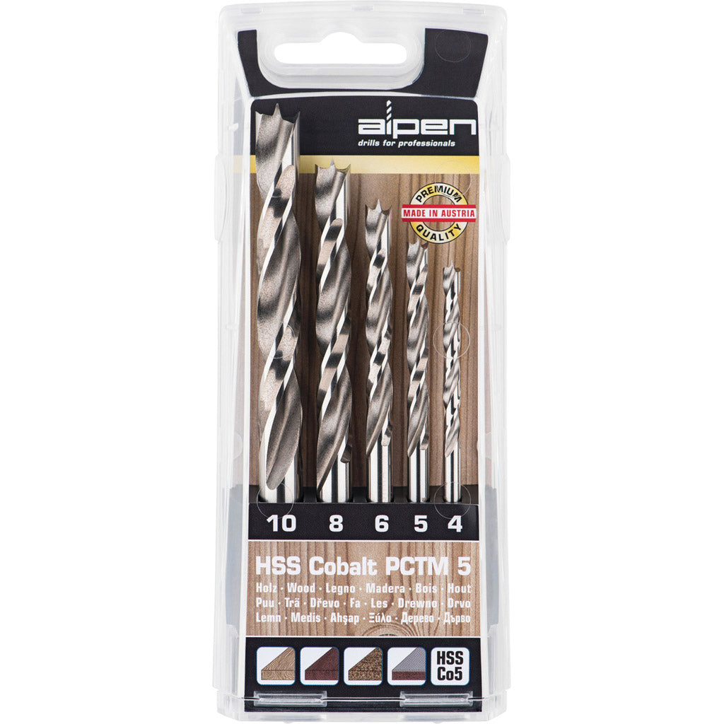 Holzspiralbohrer-Satz