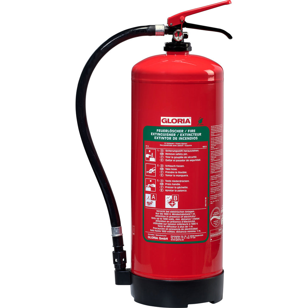Foam permanent pressure fire extinguisher
