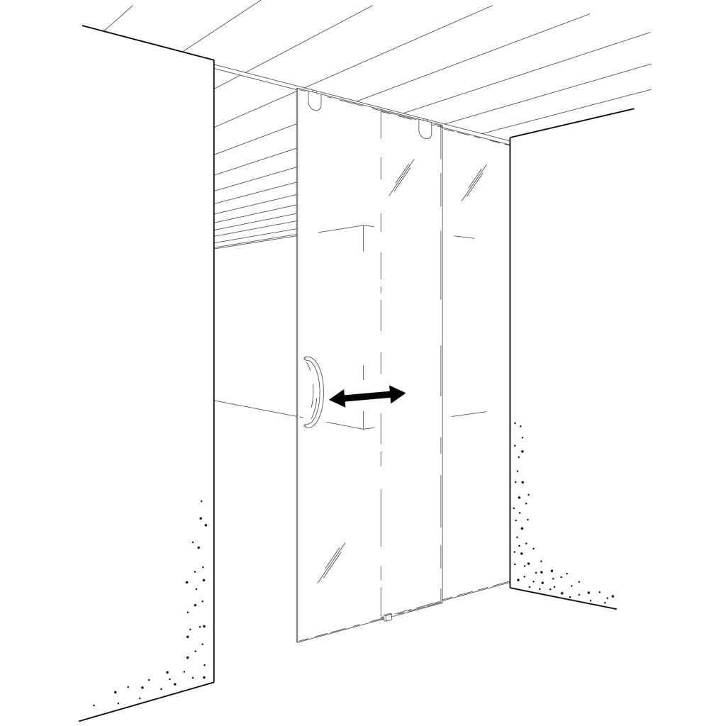 Fitting set HAWA-Junior 80/GP