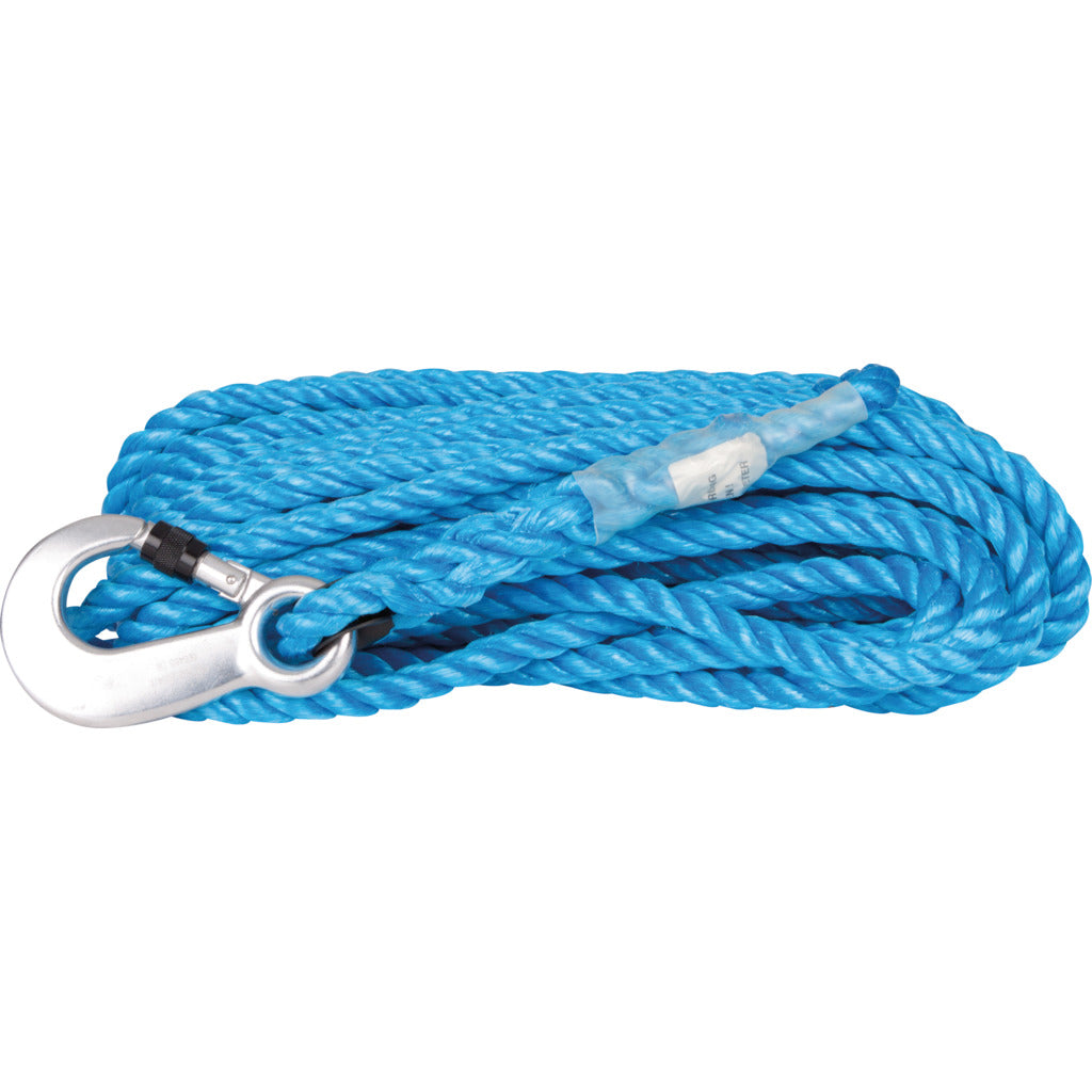 Working leash made of polypropylene, twisted