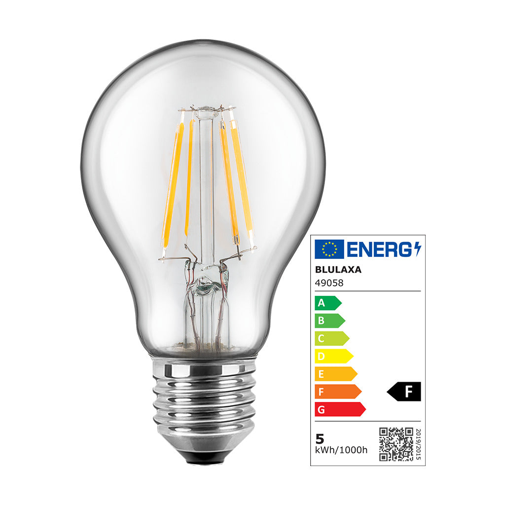 LED filament lamp pear shape A60 / E27