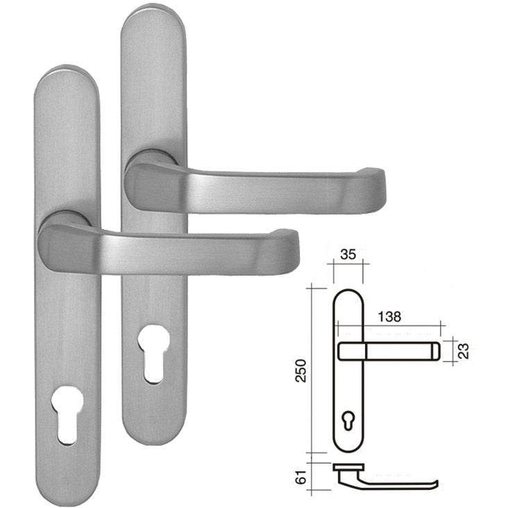 Handle set DIN standard