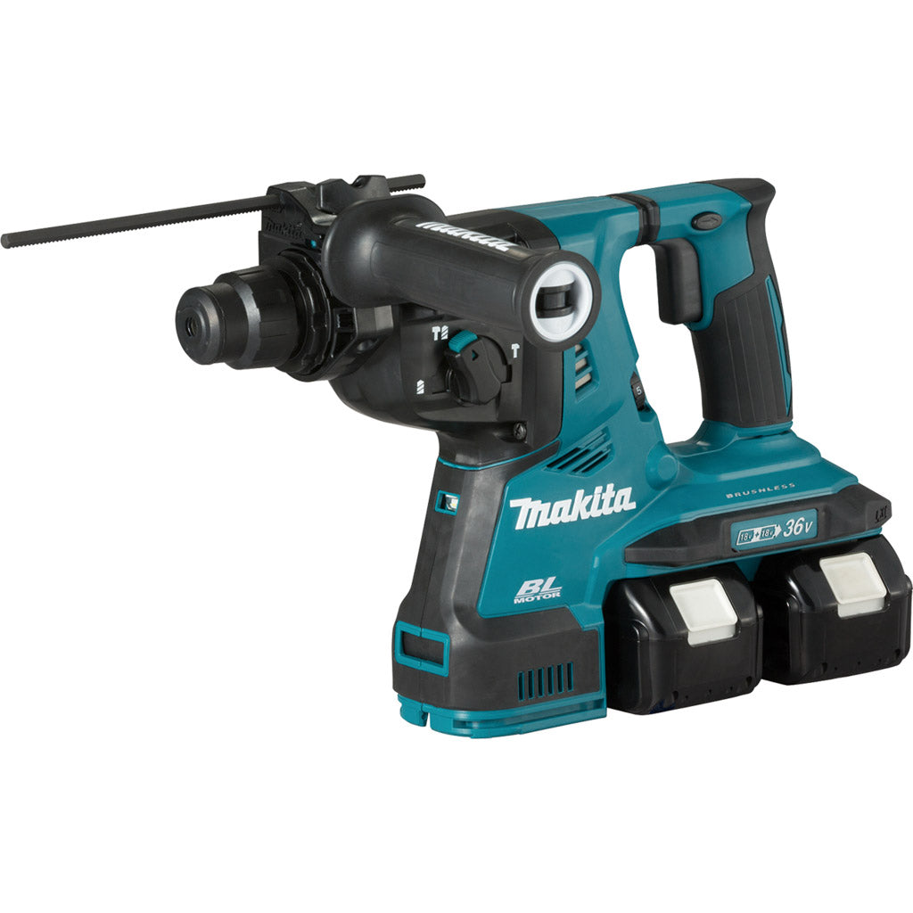 Cordless hammer drill DHR280PT2J / with 2 batteries and charger