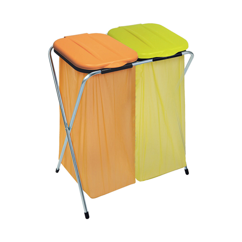 Solid garbage bag stand