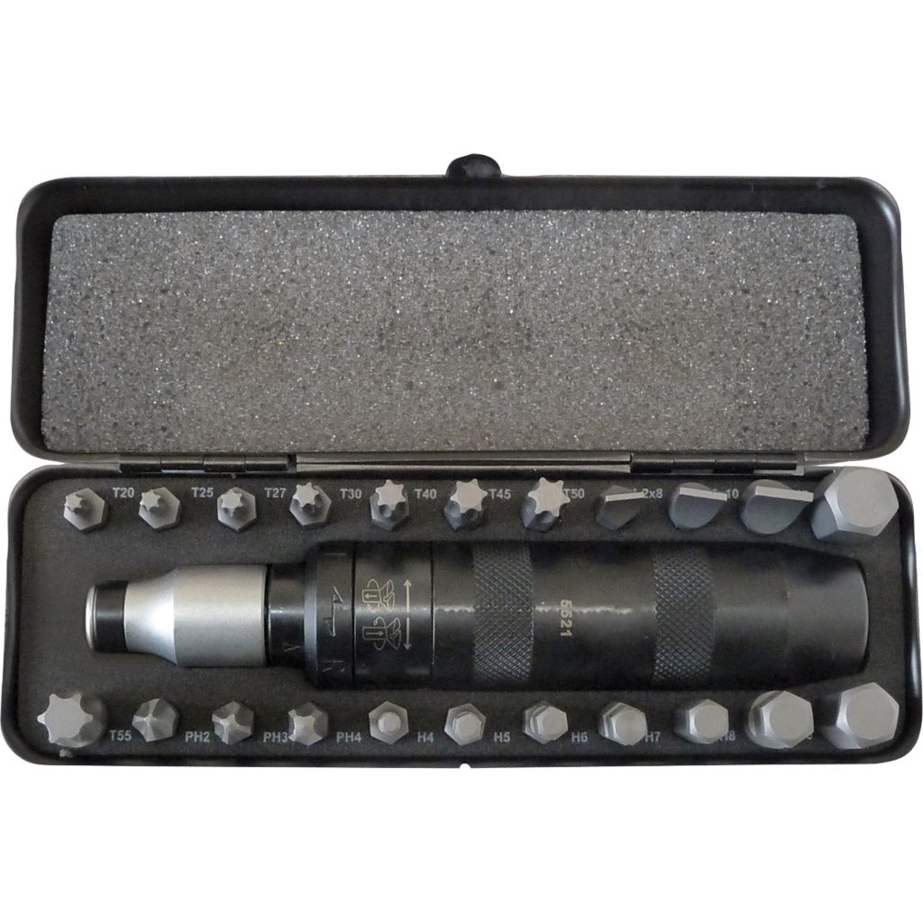 Impact wrench bit set 20-piece