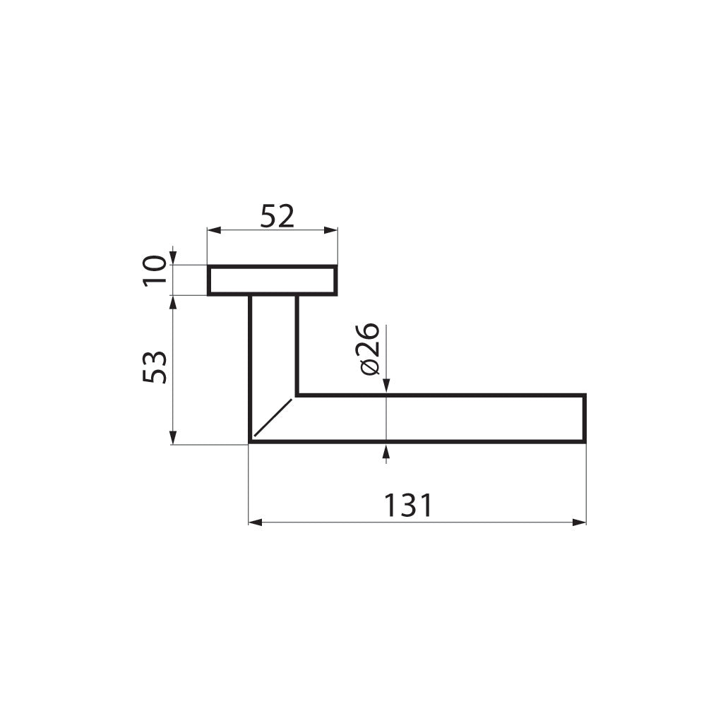 Door handle set model Island (ER 14)