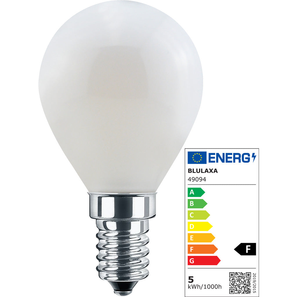 LED filament lamp MiniGlobe G45 / E14