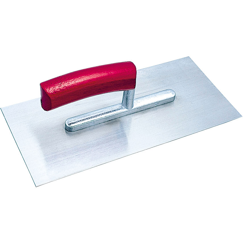 Stainless steel smoothing trowel