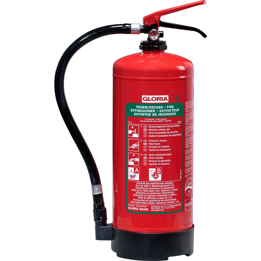 Foam permanent pressure fire extinguisher