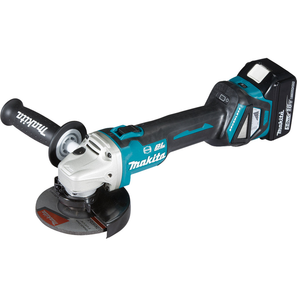 Cordless angle grinder DGA513RTJ / with 2 batteries and charger