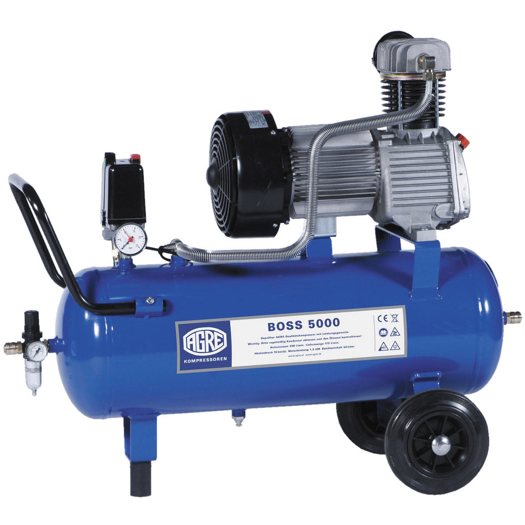 Compressor Boss 5000 mobile / AC (W) or three-phase (D)