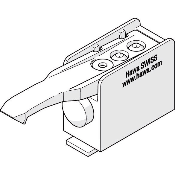 Rail buffer HAWA-Junior 80