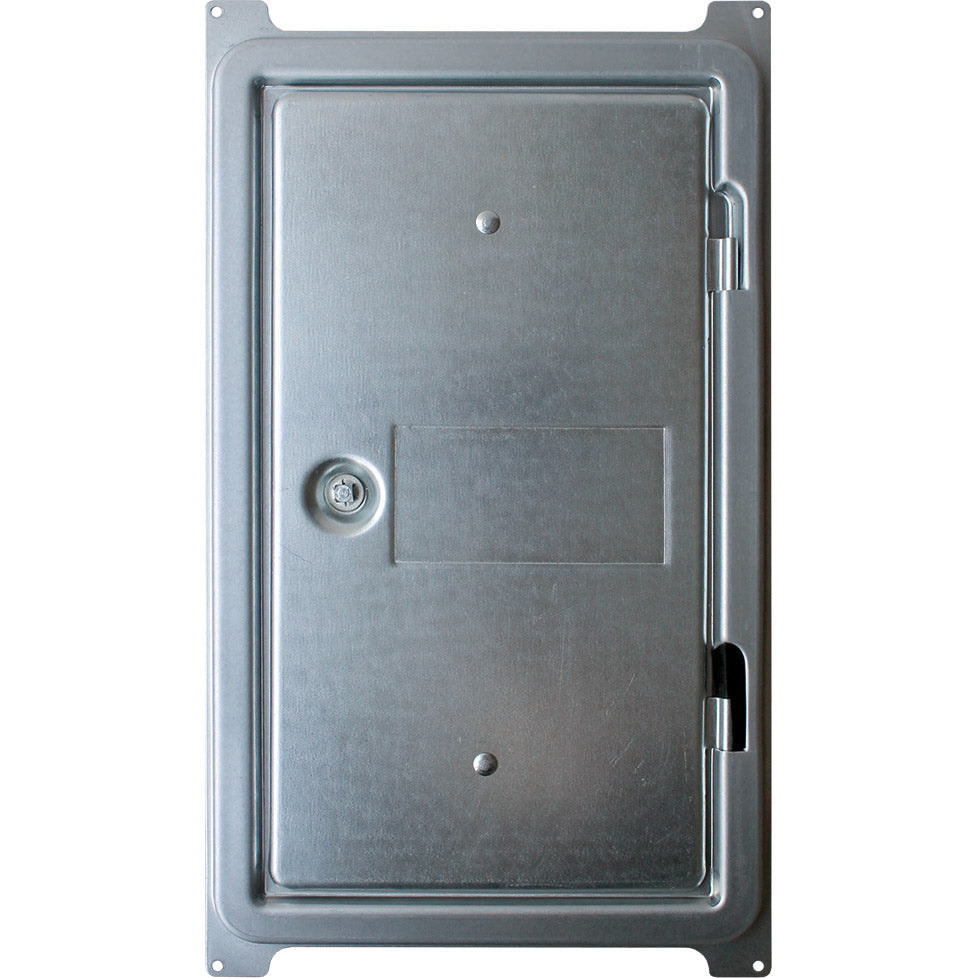 Porta del camino a tenuta di gas con serratura quadrata