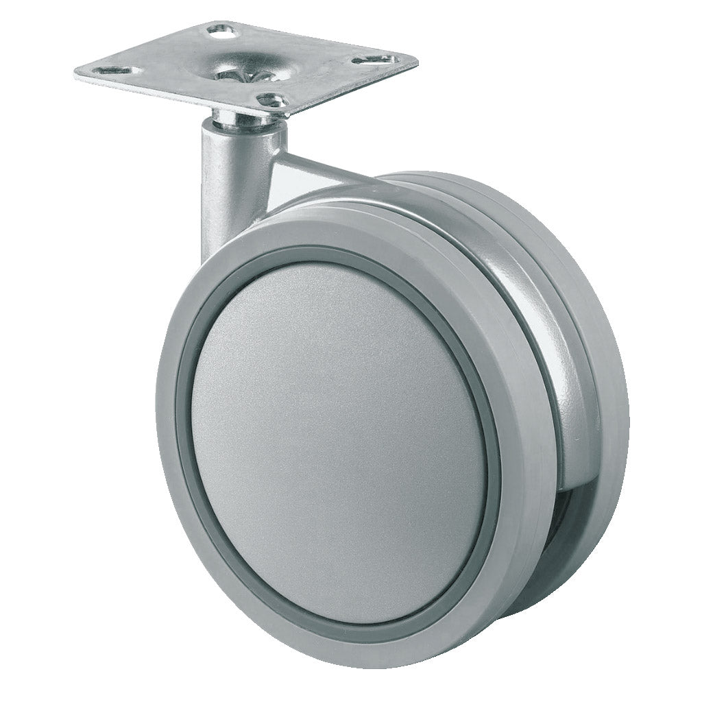 Plastic double roller