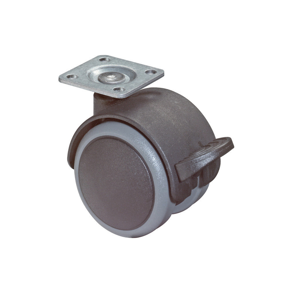 Plastic double roller