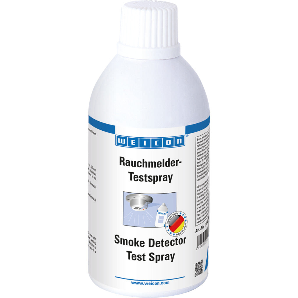 Smoke detector test spray