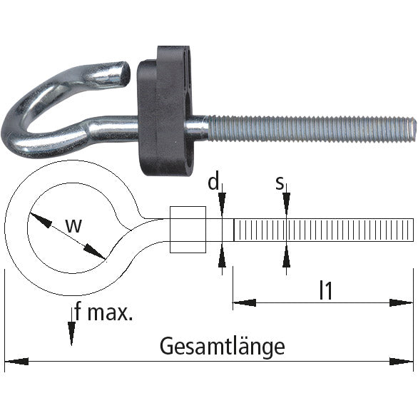 Gancio di sicurezza per altalena
