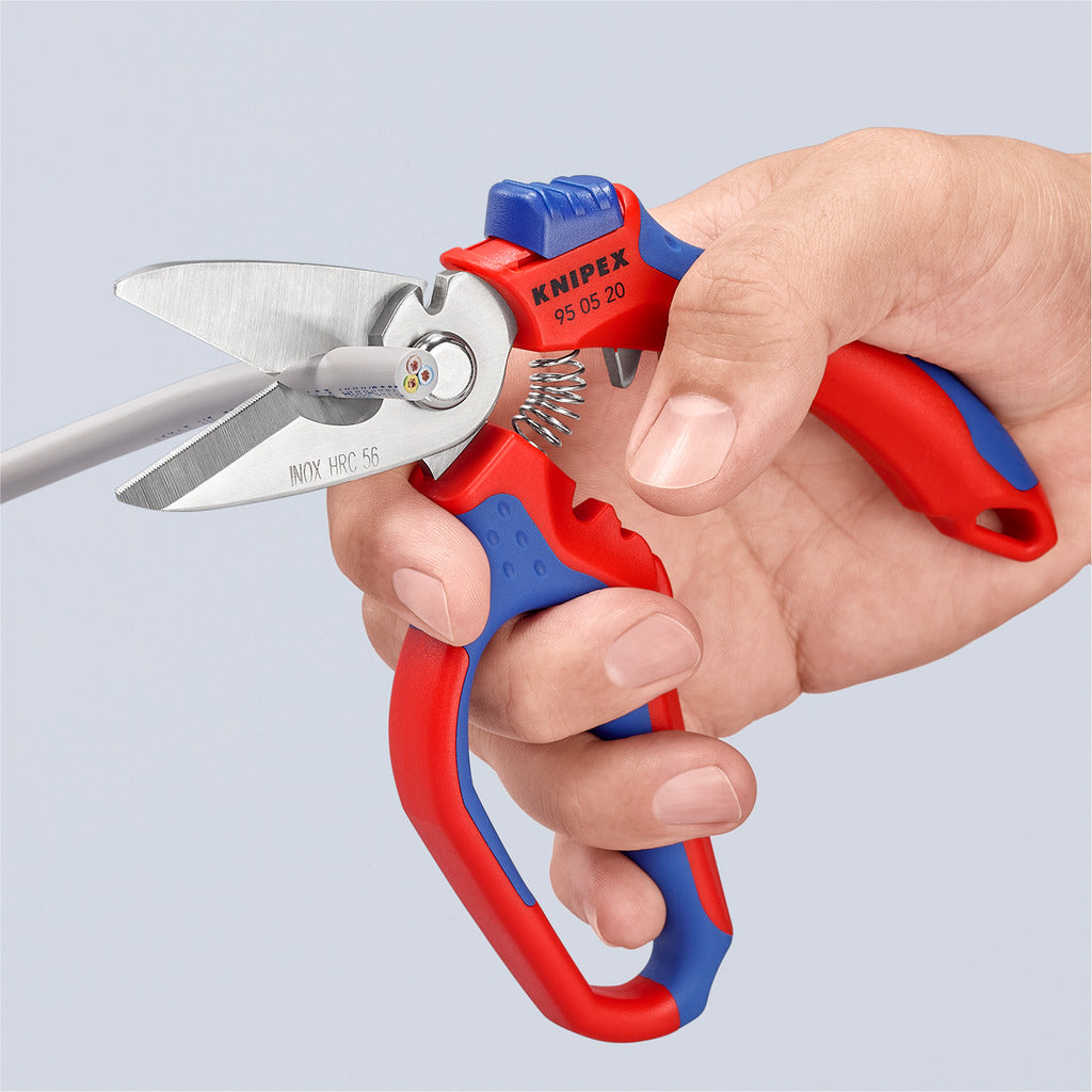 Electrician's scissors angled
