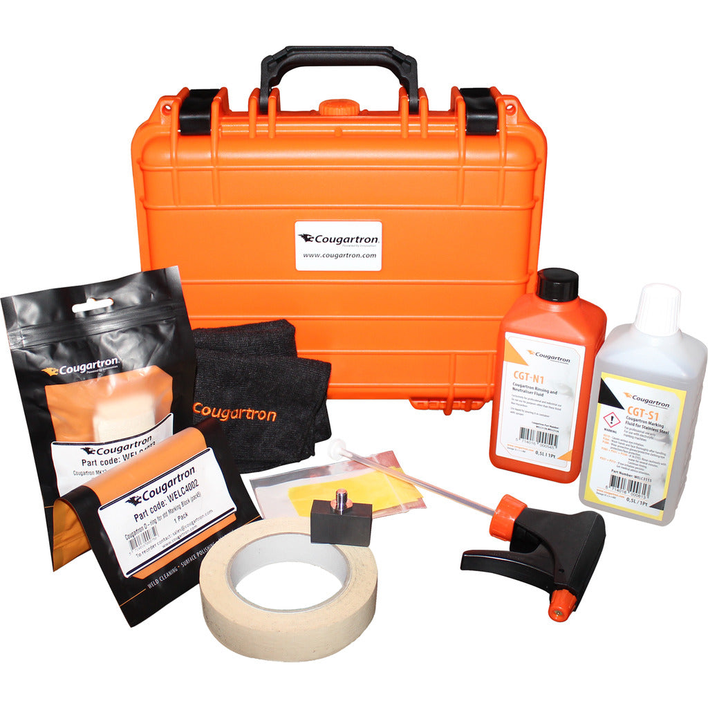 Markierungssatz im Koffer