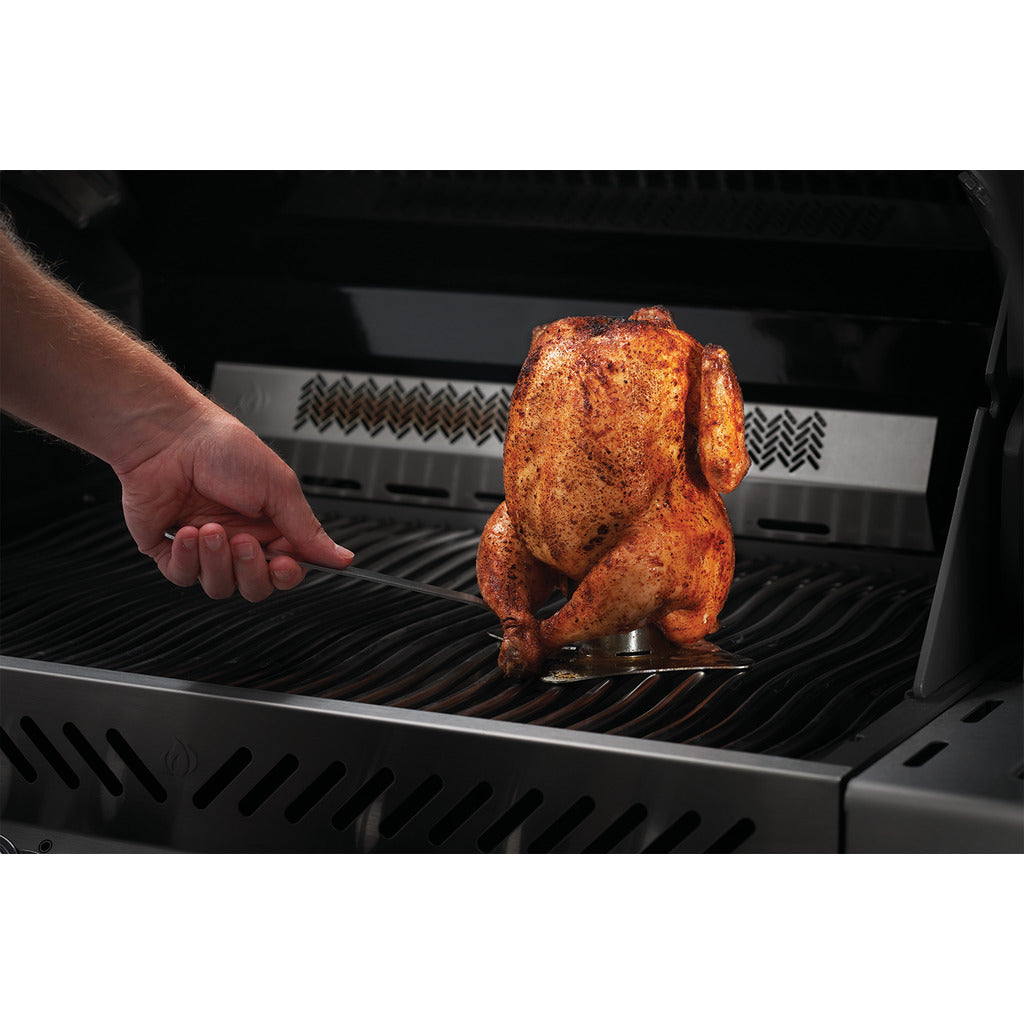 Napoleon chicken holder with removable handle