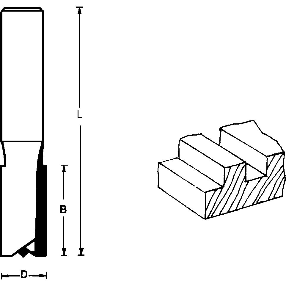 HM groove cutter with tipped face cutting edge