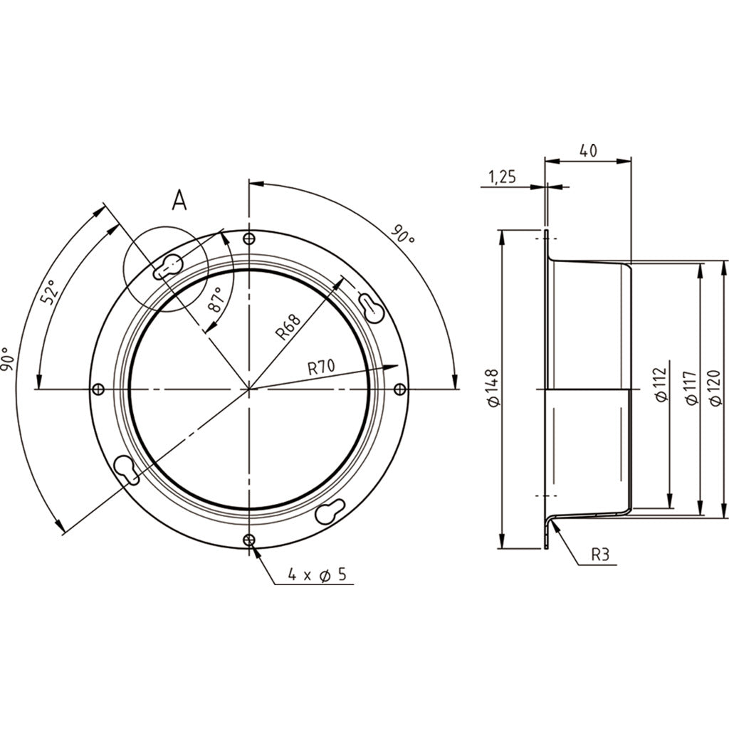 Stove connection ring