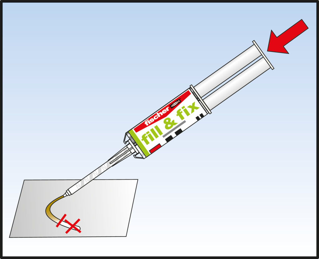 Liquid dowel fill & fix
