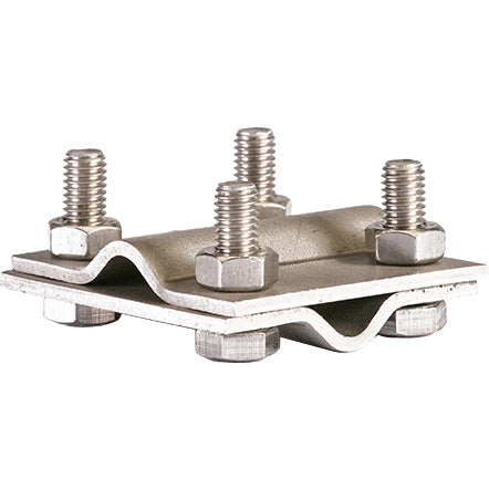 Morsetto a croce in acciaio inox V4A / per impieghi gravosi