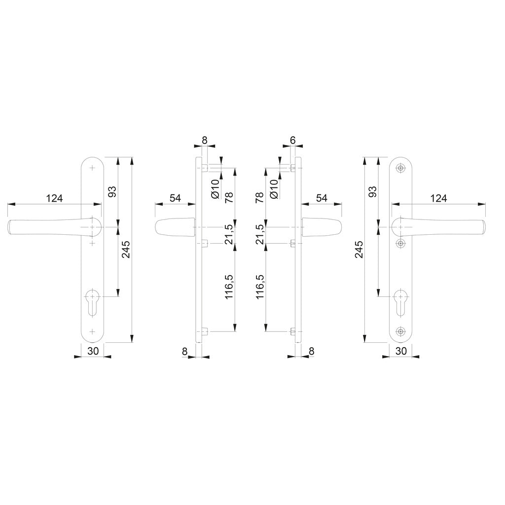 Handle set model Luxembourg