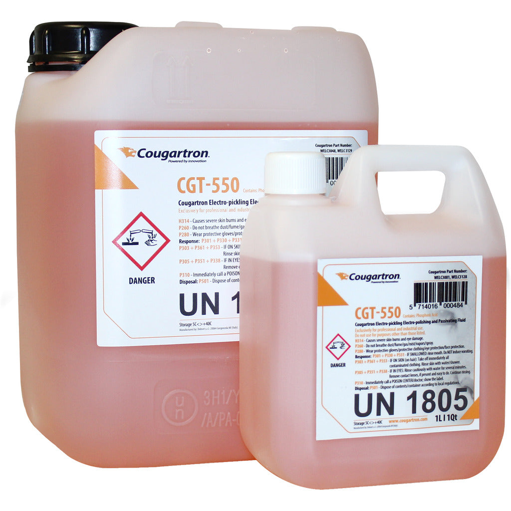 Fluido per la pulizia e la lucidatura delle saldature CGT-550