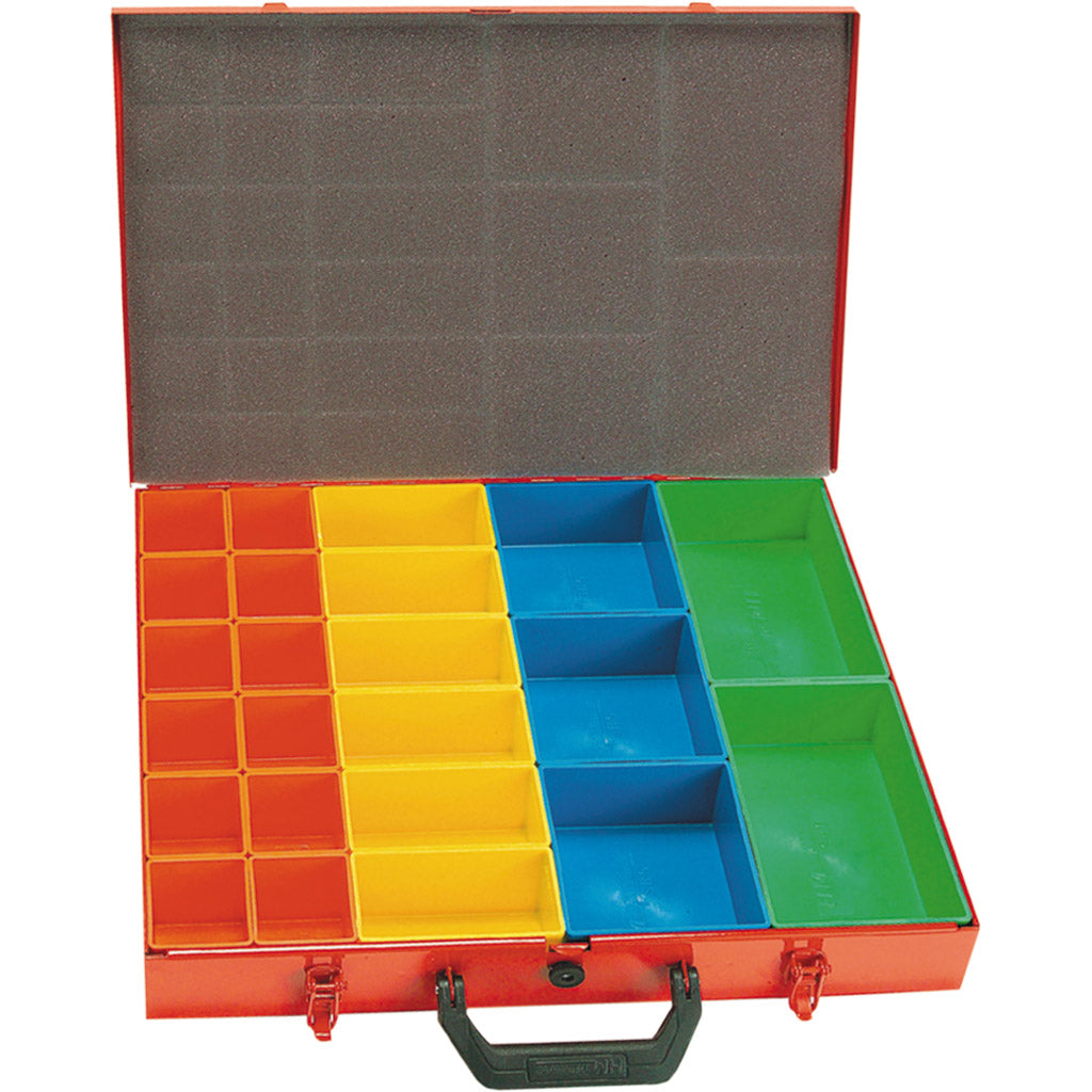 Assortment case made of sheet steel