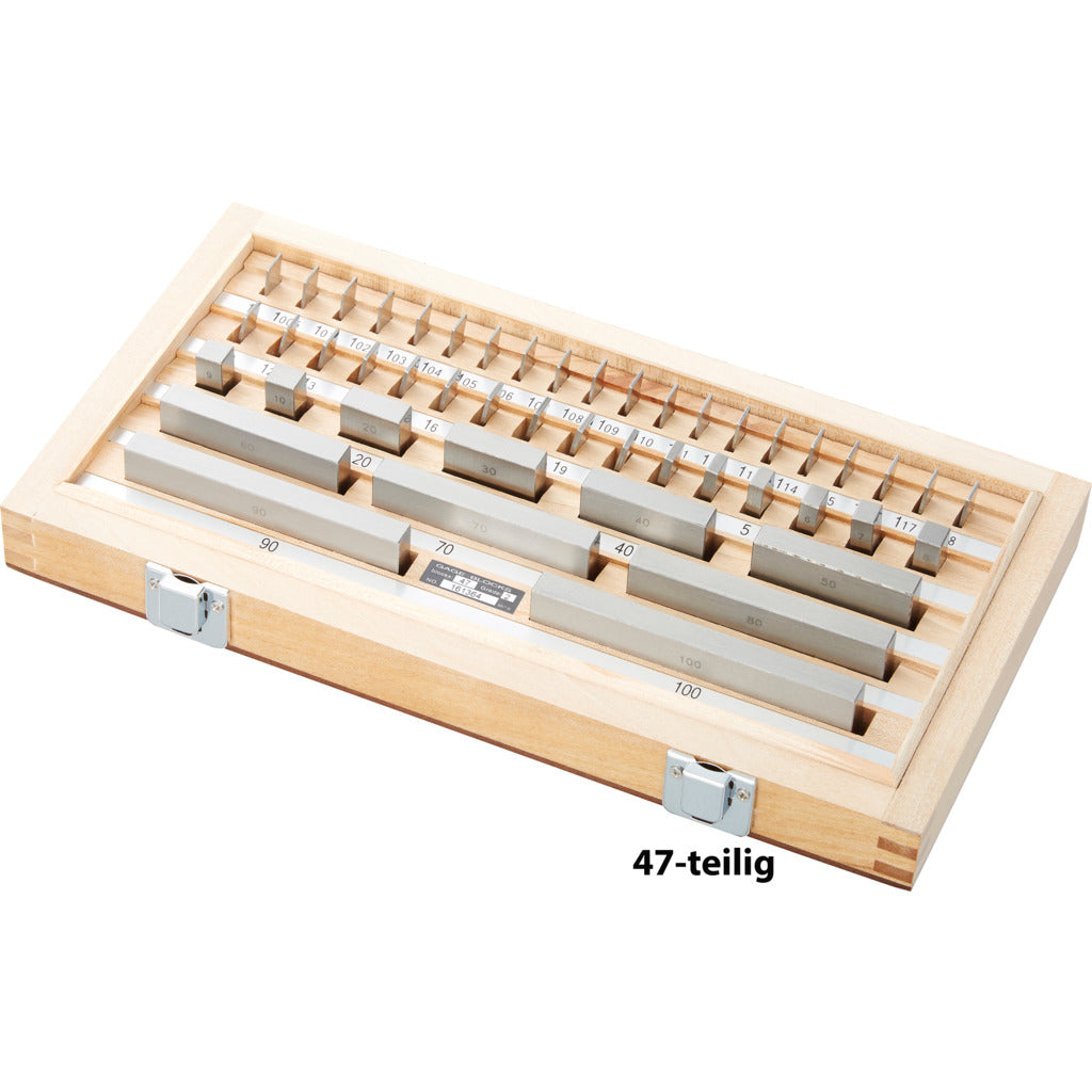 Parallel gauge block set / tolerance class 1 / DIN EN ISO 3650