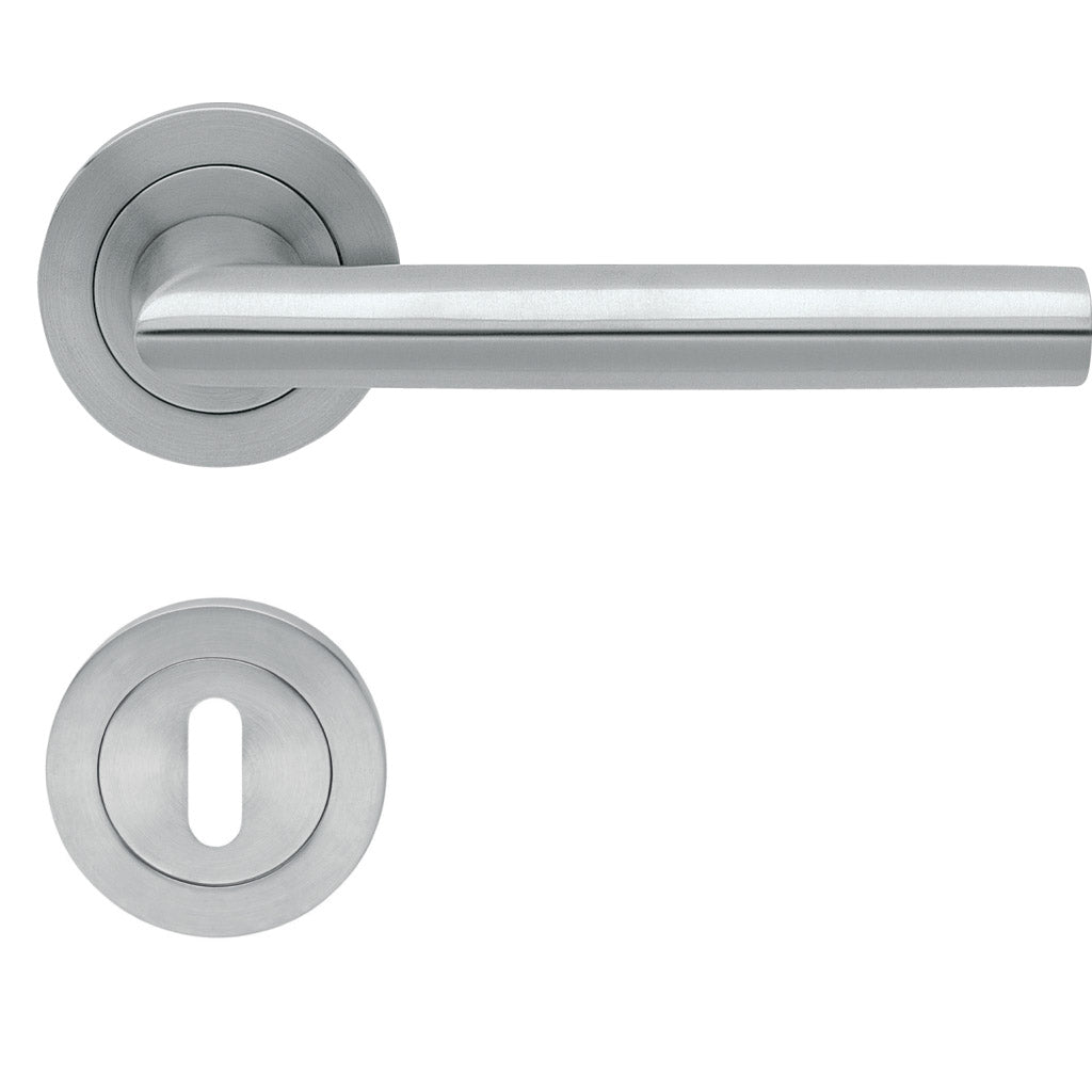 Door handle set model Verona Steel (ER 37)